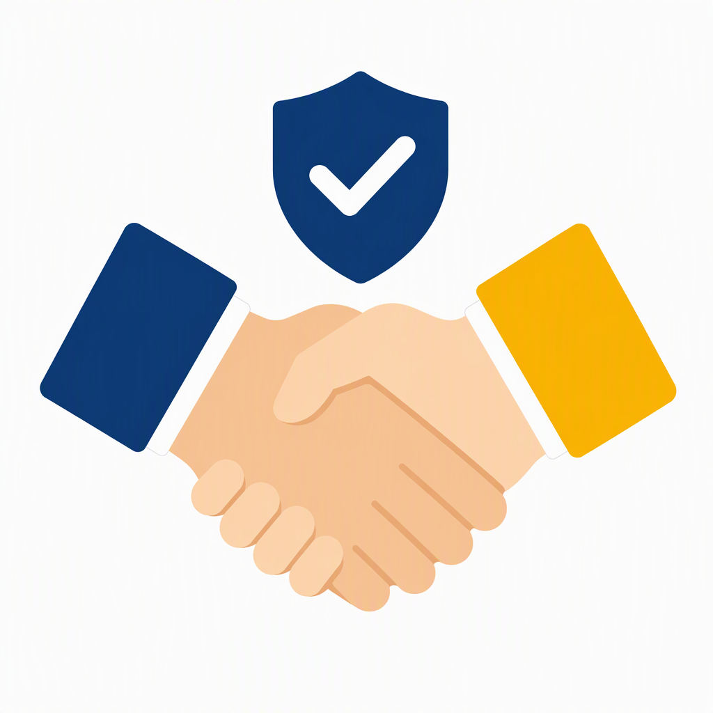 Handshake with trust shield